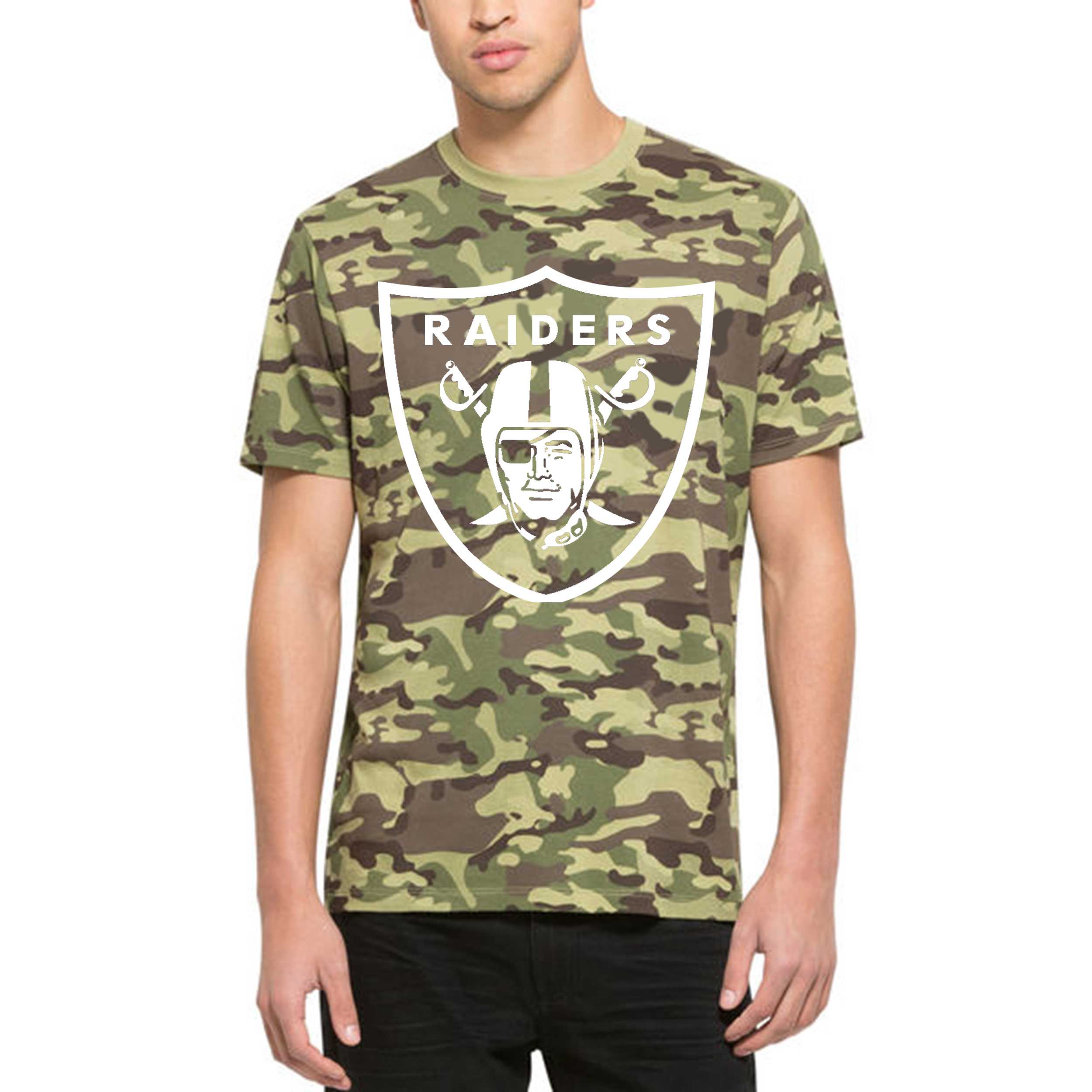 Men's Oakland Raiders '47 Alpha Men's T Shirt Camo,We sell and wholesale Men's Oakland Raiders '47 Alpha Men's T Shirt Camo on line form chian!